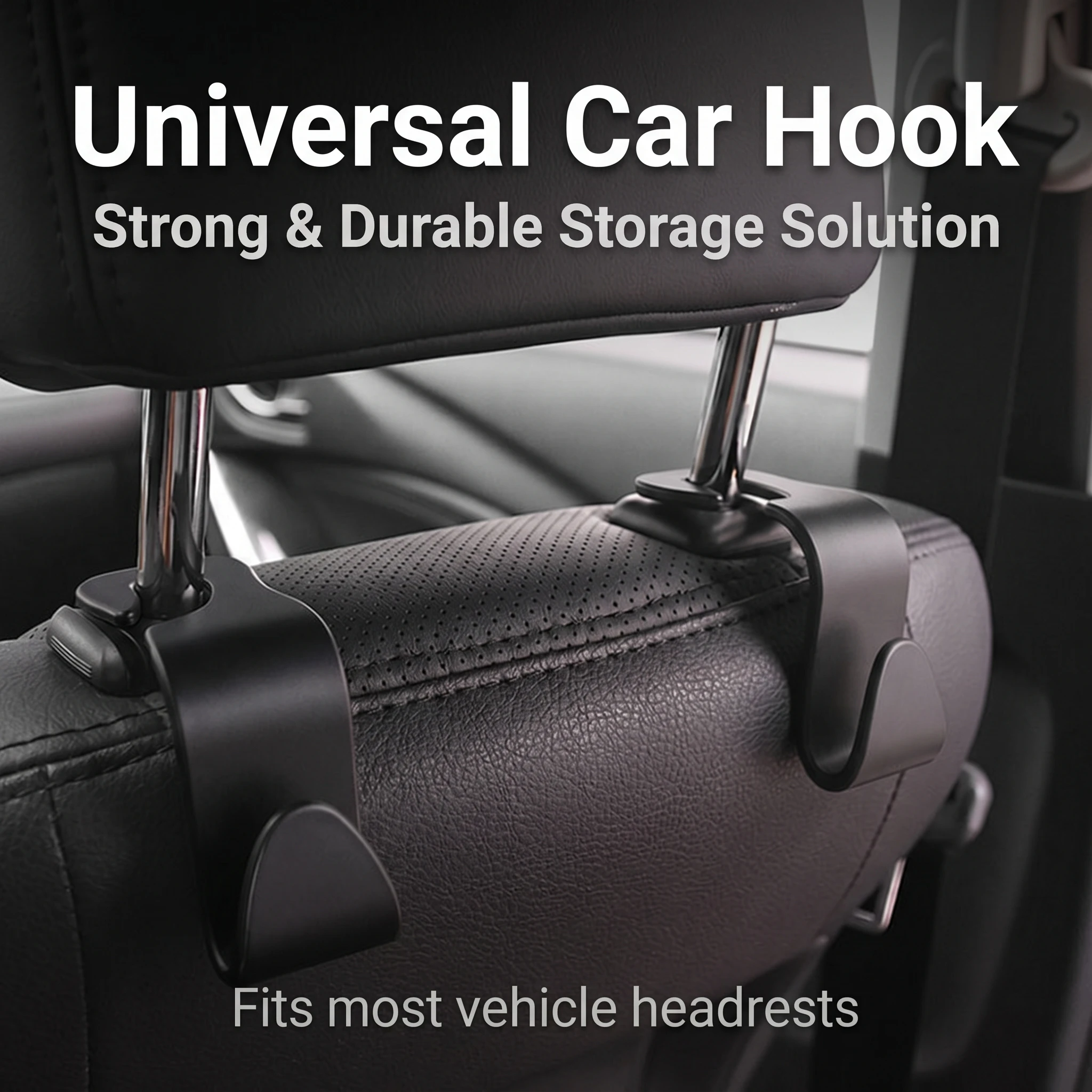Universal Car Headrest Hook Multifunctional Auto Seat Back ABS Storage Holder Car Interior Accessories