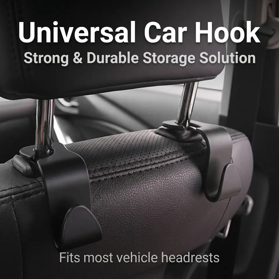 Universal Car Headrest Hook Multifunctional Auto Seat Back ABS Storage Holder Car Interior Accessories