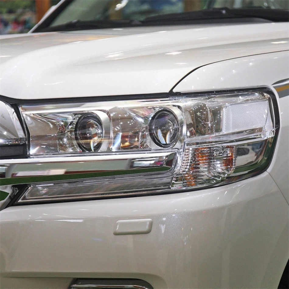 

Для Toyota Land Cruiser 2016 2017 2018, автомобильные аксессуары, цоколь, корпус фары, стеклянная крышка