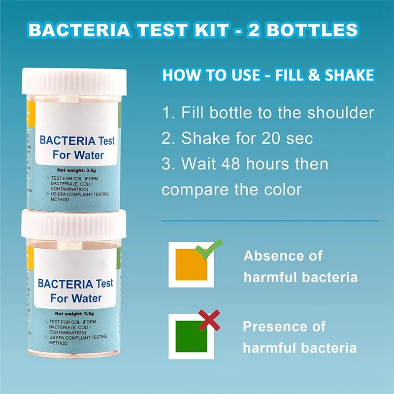 A39U 17-in-1 Complete Water Test Kit for Home,100 Strips + 2 Water Testing Kits for Drinking Water Easy Testing, PH, Lead