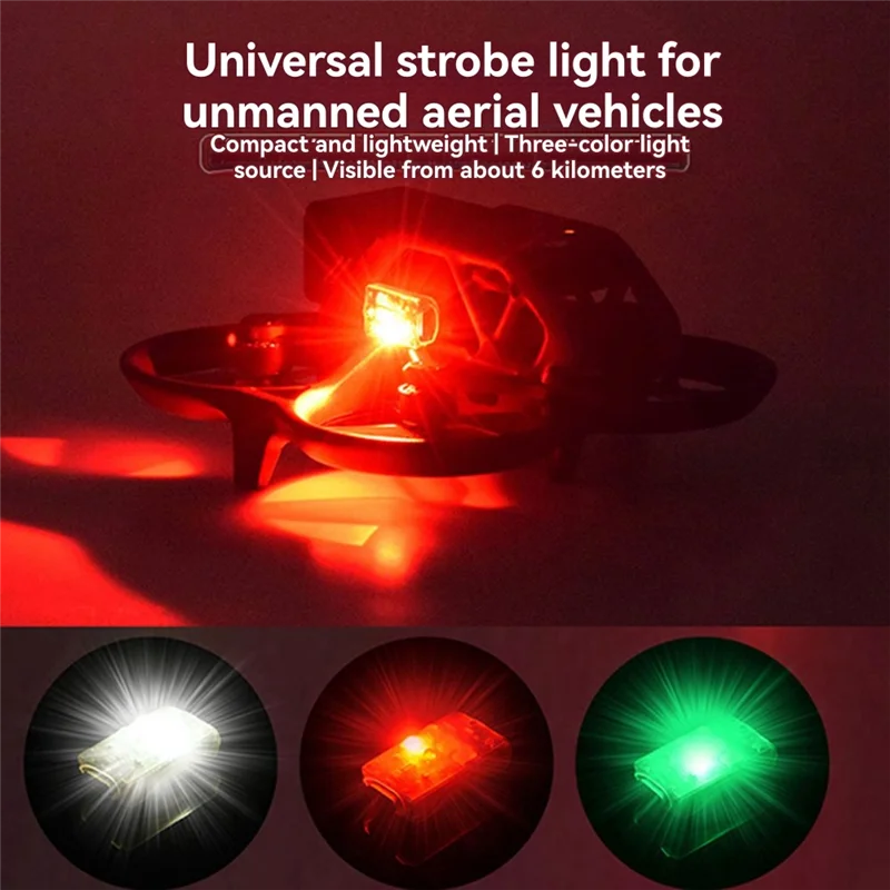 ABSQ-Strobe Light Universal Anti-Collision Warning Signal For DJI Mini Drone Models Mavic 3 Pro/Vata 2/Mini 4 Pro - Image 5