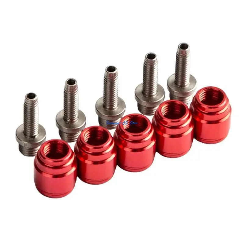 

Y51D 10pcs Bike Hydraulic Disc Brake Oil Needle for Head Suit Replacement