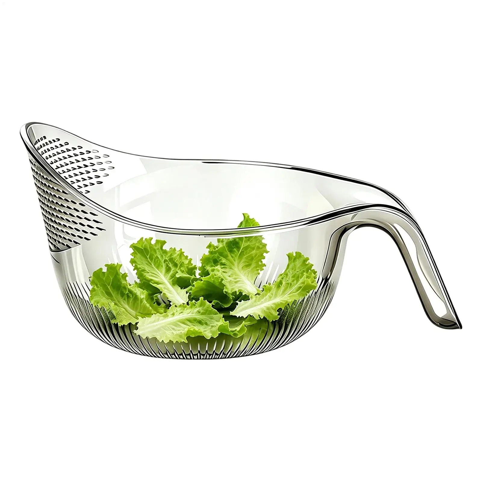 Rice Washing Bowl Fruit Washing Cleaner Colander Bowl With Handle Rice Cleaner Strainer For Home Kitchen Sink Cooking
