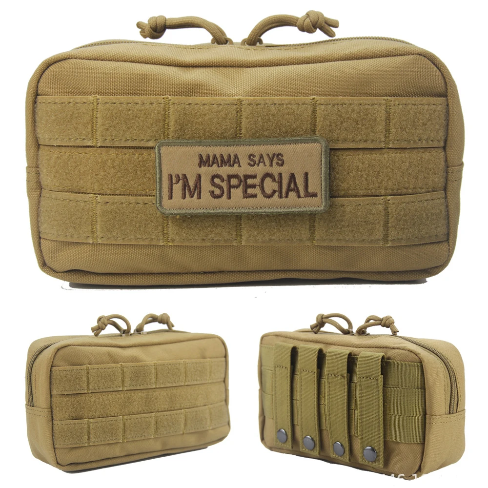 Molle EDC Pouch Waist Pack Bag Outdoor Camping Hiking Hunting Tools Accessories Small Utility Medical Organizer Bags