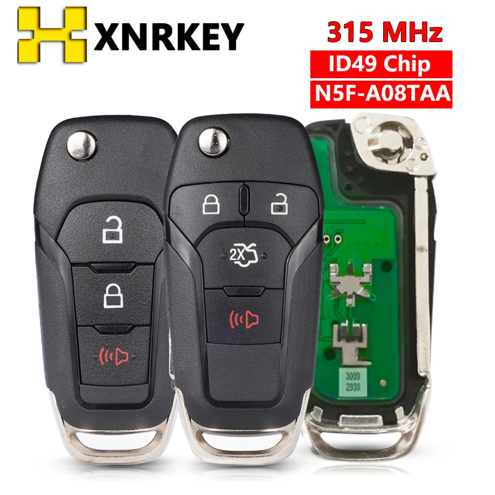 

Пульт дистанционного управления XNRKEY для Ford Escort Fusion 2013-2016 ID49 Chip 315 Mhz