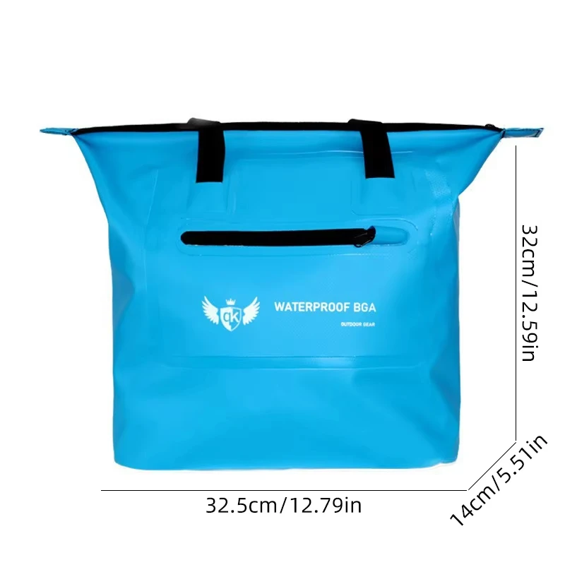 PVC Dry Bag Swimming Waterproof Bags Outdoor Foldable Rafting Storage Pack Lightweight Phone Pouch for Floating Boating Kayaking