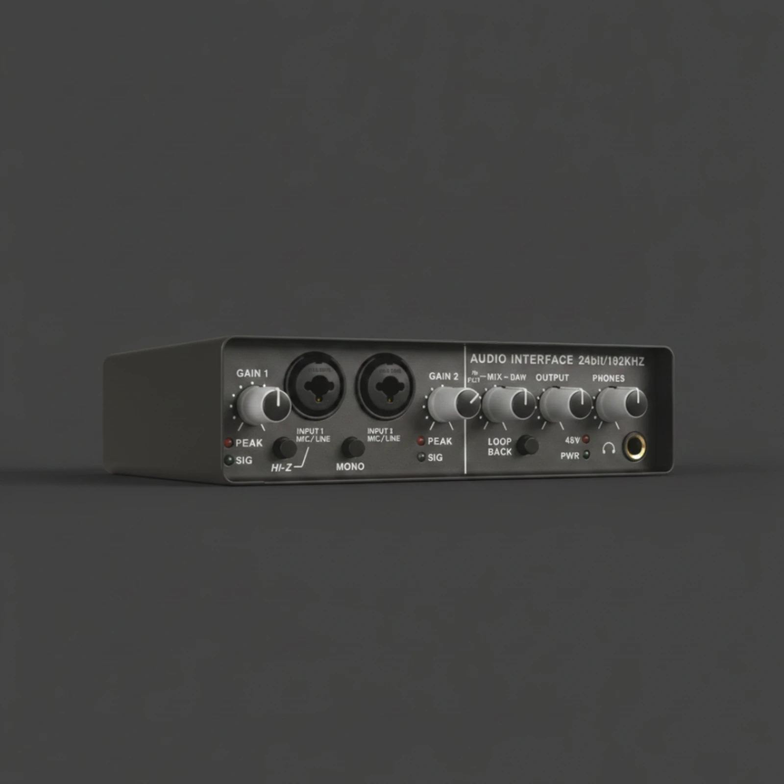 USB Audio Interface Zero Latency External Audio Interface Sound Card High Resolution Professional for Streamers