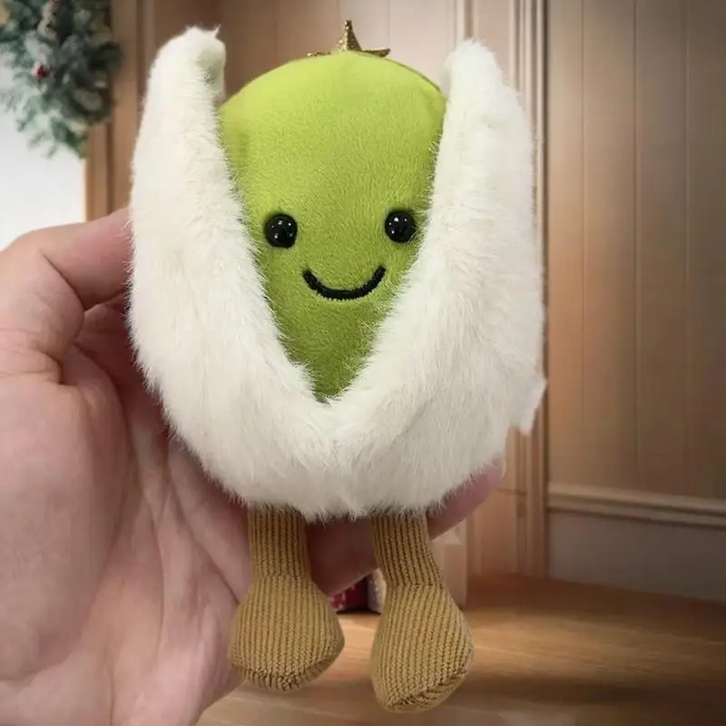 Regalo festivo para niños: adorable muñeco de peluche de pistacho de 12 cm - Una pieza para decoración de la sala de estar