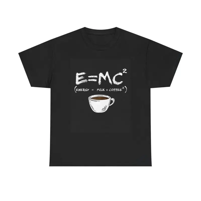 

Coffee Equals Energy T Shirt Funny Heavy Cotton