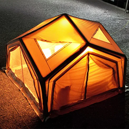 

ST Newest Design 4 Sides Doors Large Inflatable Light Weight Glamping Beach Tent for 8 Person Outdoor Camping