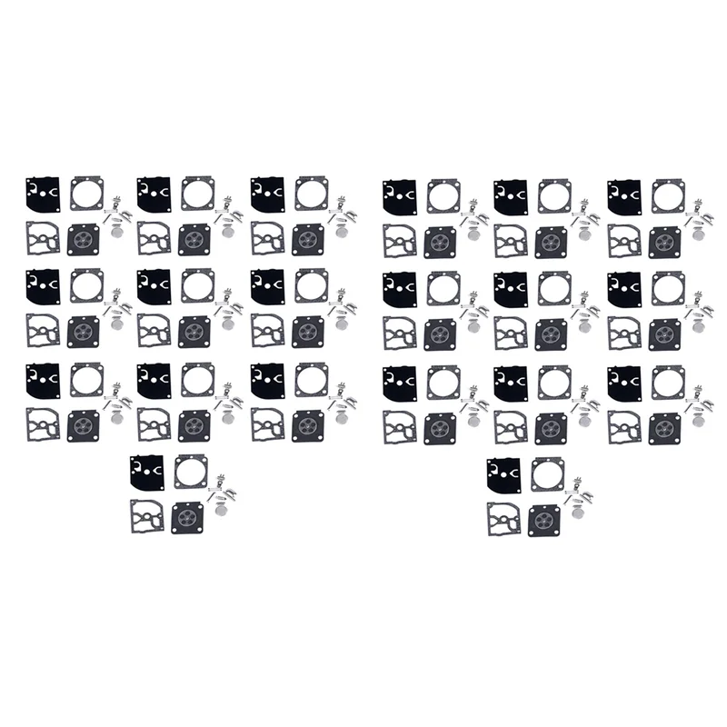 

A76K/20 комплектов, комплект для ремонта карбюратора, детали триммера RB-100, прокладка диафрагмы для Stihl HS45 FS55 FS38 BG45 MM55 4137 Zama C1Q