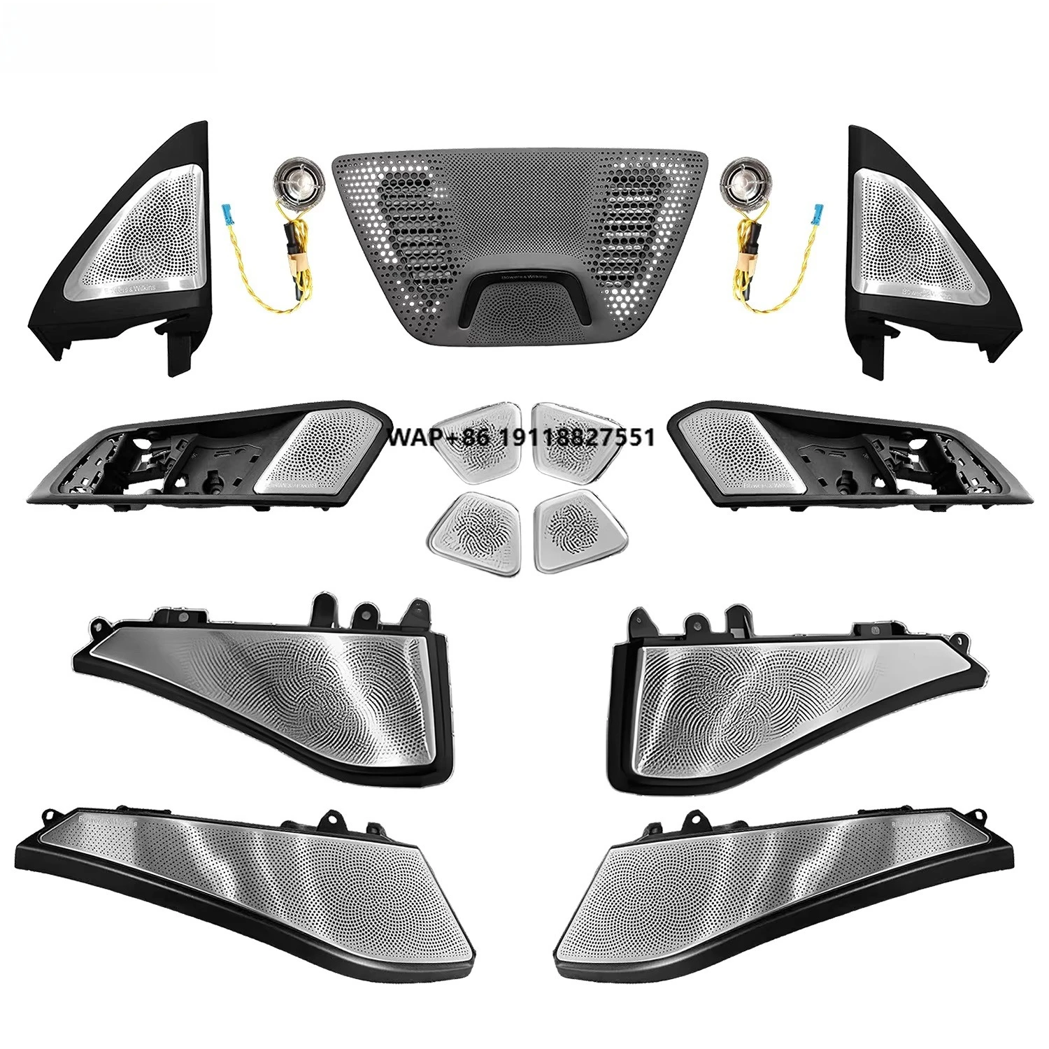 

ICarsin Upgrade RGB 64 Colors LED Car Interior Ambient Lighting for X6 G06 Speaker Cover Parts Decoration Accessories