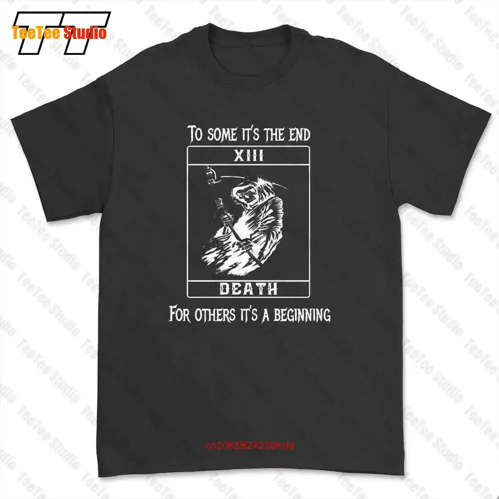 Death Tarot Card Gothic Grim Reaper T-shirt Tee 445F