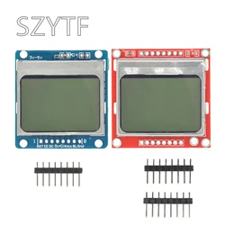 Smart Electronics LCD Module Display Monitor Blue Backlight Adapter PCB 84*48 84x84 Lcd 5110 Nokia 5110 Screen