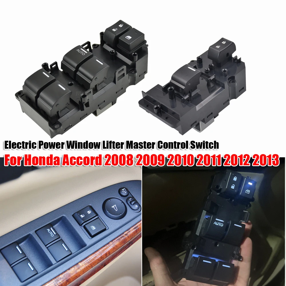 35750-TA0-A02 For Honda Accord 2008-2011 2012 35750-TB0-H01 Driver Side Master Power Window Control Switch Lifting Button