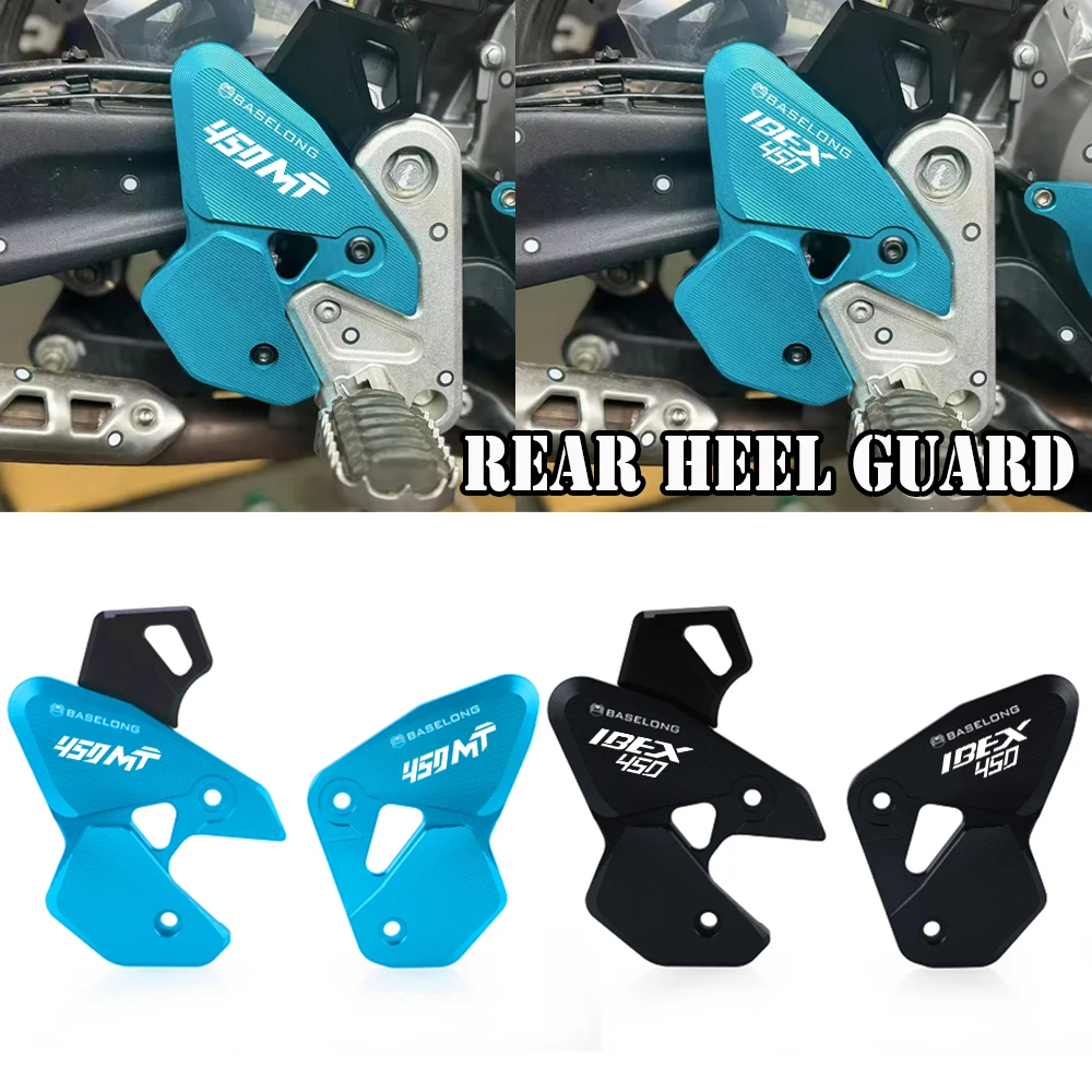 

Motorcycle Rear Heel Guard FOR CFMOTO CF 450MT 450 mt Ibex 450 800NK 800 nk 2023-2025 2026 Foot Peg Rest Protector CNC Aluminium