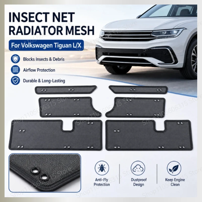 filet-anti-insectes-pour-volkswagen-tiguan-l-x-protection-du-radiateur-filet-anti-poussiere-filet-anti-mouches-filet-anti-debris-en-coton
