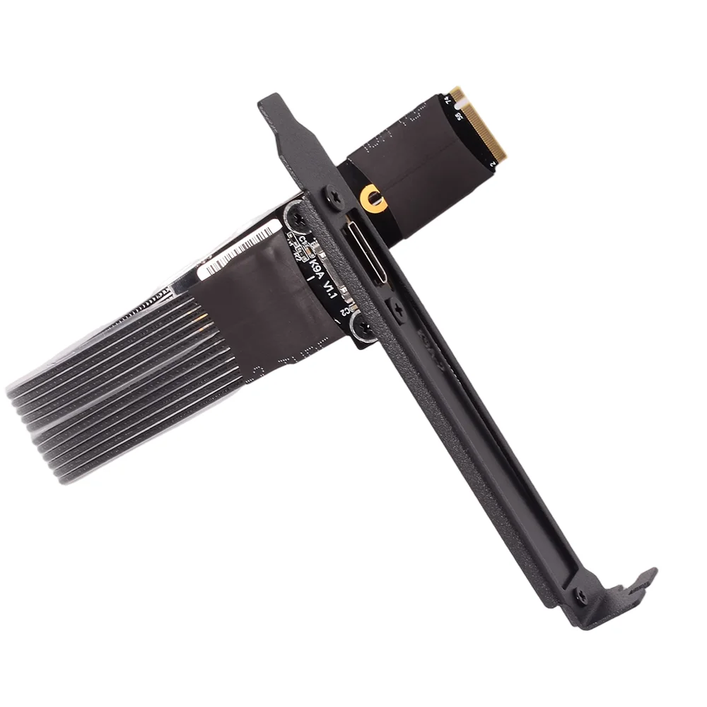 ADT-Link K49SA-BK eGPU OCuLink Dock GPU PCIe 4.0 5.0 x4 Gen 5/4 PC Notebook Laptop do Zewnętrznego Złącza Karty Graficznej M.2 OcuLink — zdjęcie produktu 6