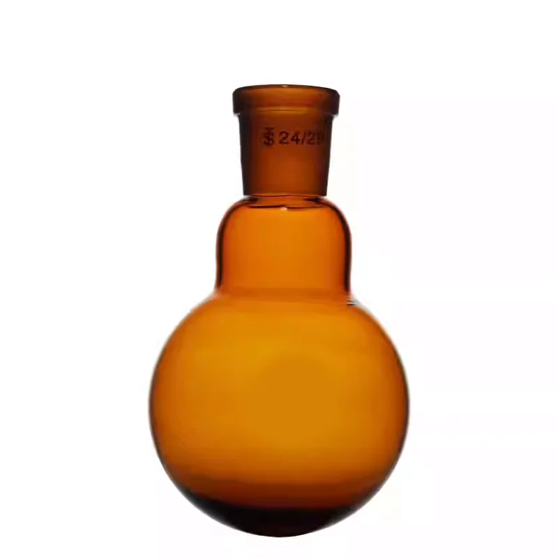 fiaschetta-marrone-a-collo-singolo-fiaschetta-da-distillazione-a-fondo-tondo-fiaschetta-a-fondo-piatto-fiaschetta-a-collo-standard-fiaschetta-in-vetro-borosilicato-alto