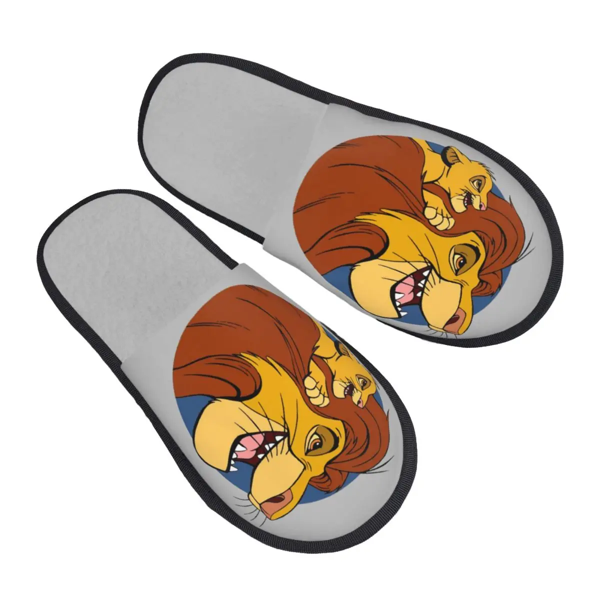 

Домашние тапочки с героями мультфильмов «Король Лев», женские уютные тапочки без шнуровки из пены с эффектом памяти, гостиничные тапочки