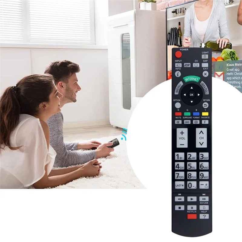 

【Lowest-Price!】Replaced N2QAYB000777 Remote Control For Panasonic TV N2QAYB000777 Remote Control