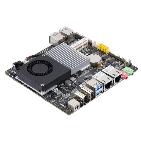 Qotom Mini ITX Motherboard MB2U246-0500 With 4th/5th Gen Intel Processor Celeron Core i3 i5 i7 Dual LAN TDP 15W
