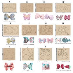 Fustellatura del legno del papillon, stampi fatti a mano, artigianato in pelle, fustellatura Scrapbooking, molti stili per macchine fustellatrici comuni