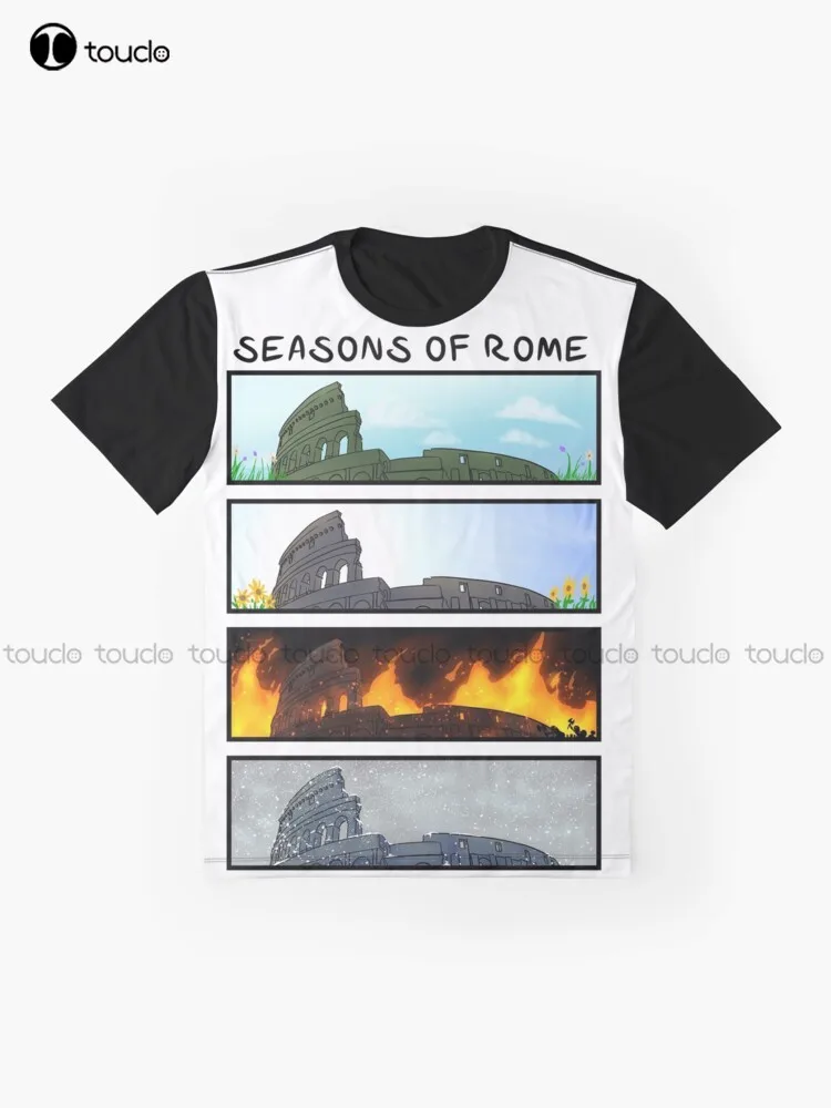 Seasons Of Rome Graphic T-Shirt Digital Printing Tee Shirts Streetwear Xxs-5Xl New Popular Unisex Christmas Gift