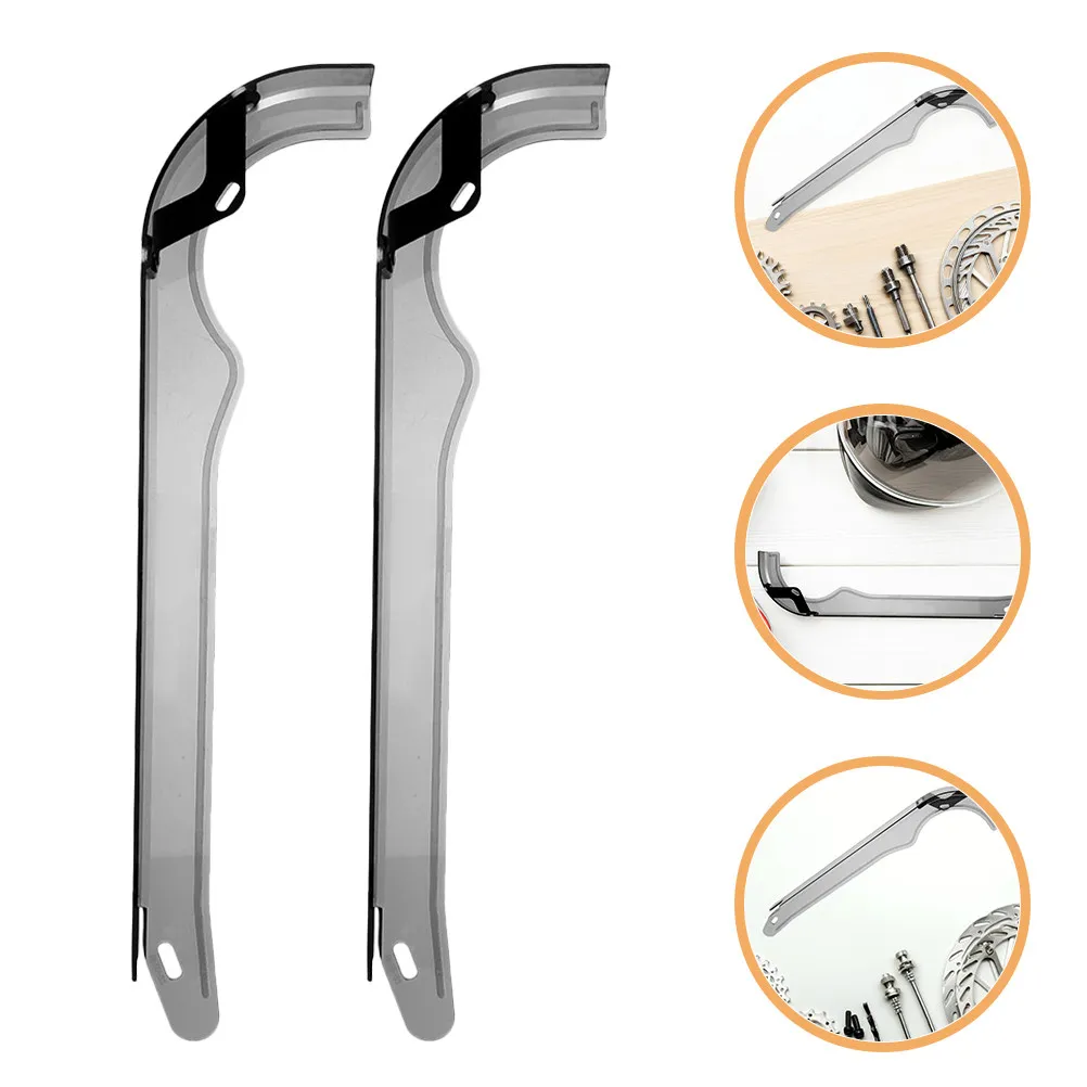 

2Pcs Bike Chain Protector Sturdy Oil-Resistant Cover Easy Mount Mountain Road Mud Dirt Protection Accessory