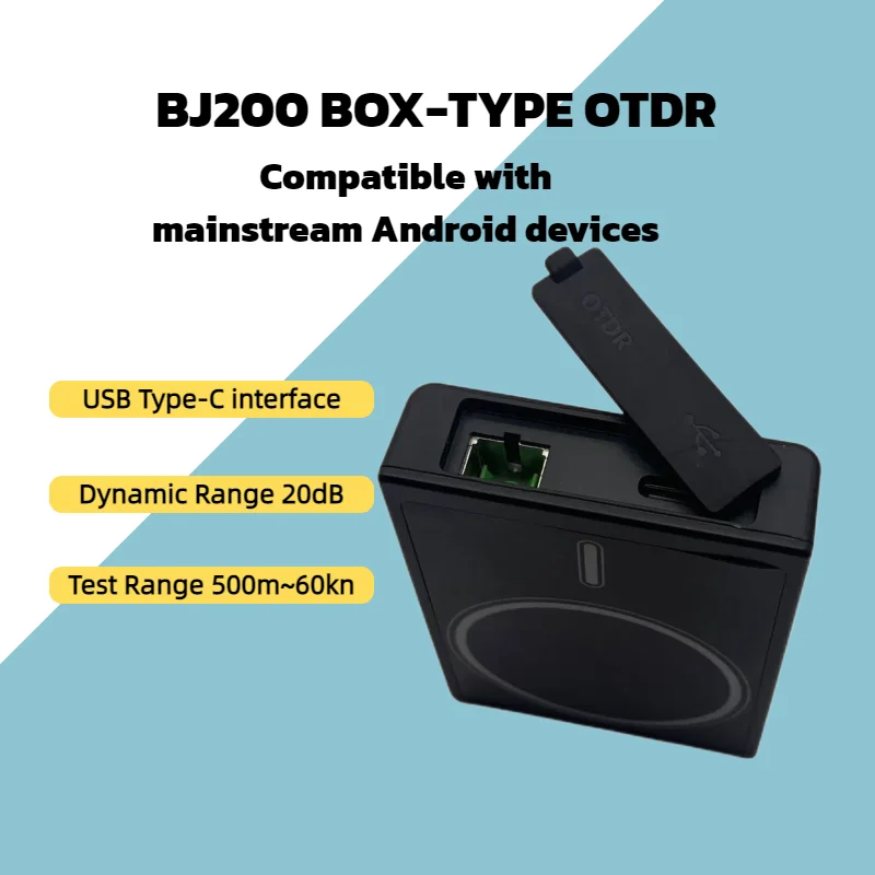 

Box-Type OTDR BJ200 Single-Wave OTDR Live Fiber Test 20dB Dead Zone 1.5m/4.5m Ideal for FTTH and Fiber Optic Installation