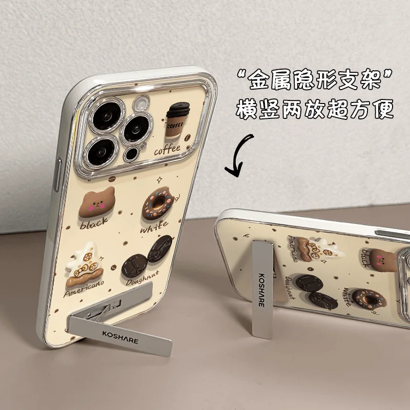 Bear doll iphone13 for iphone15plus case iphone14promax all-inclusive iPhone11 Soft case iphone12