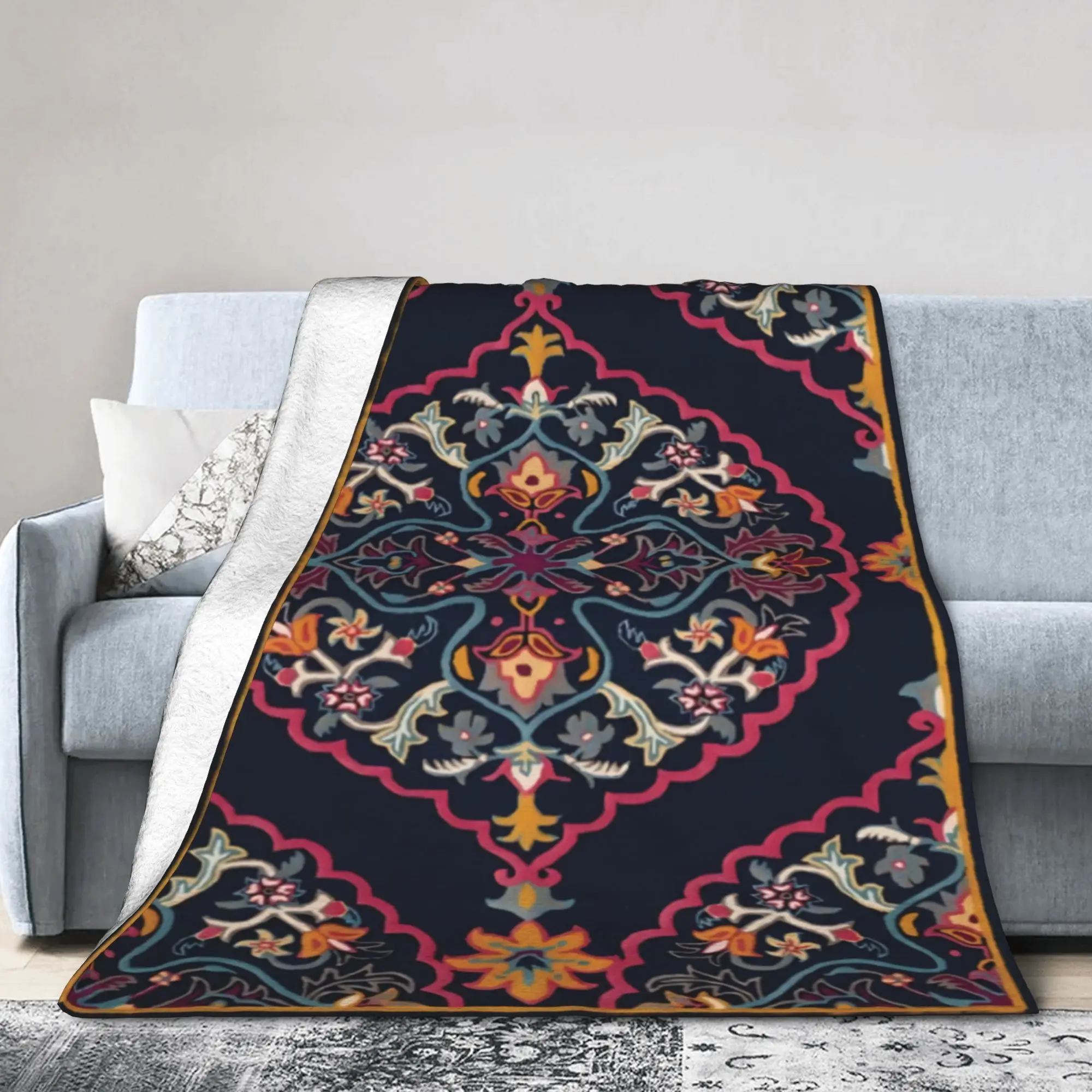 Aladdins Magic Carpet  Accessories Blanket Lightweight Thin Fleece  Throw Blankets Relax Plush Thin Quilt