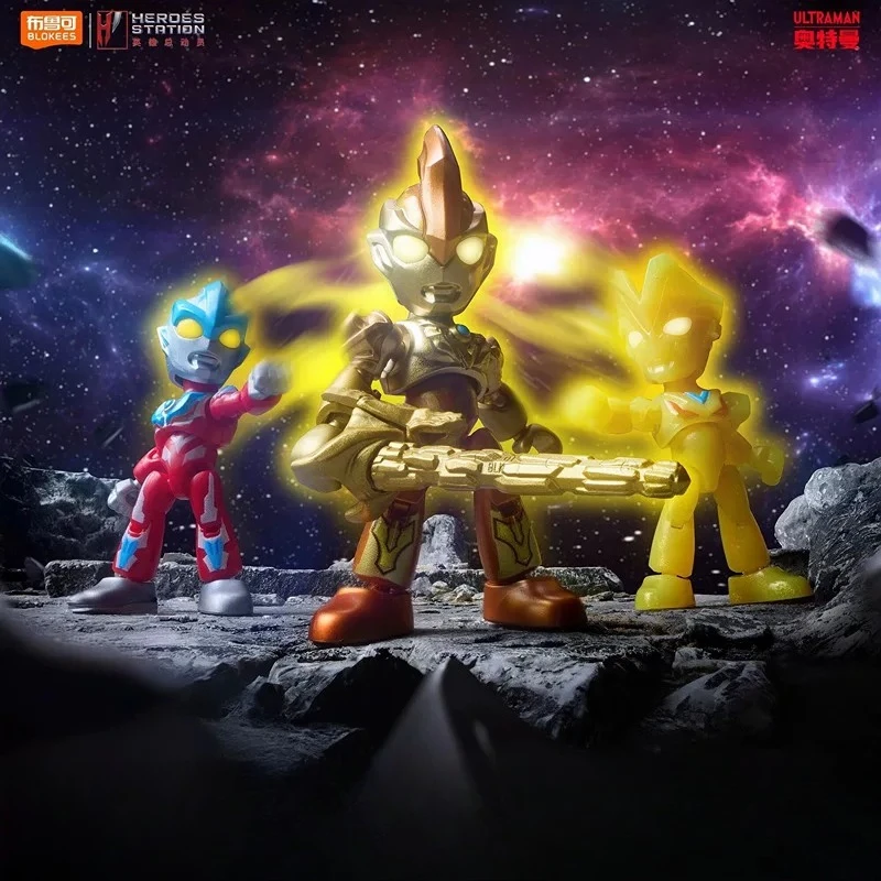 BLOKEES HeroStory Star Edition 2nd Pocket Mini Building Block Man Ultraman Kamen Rider Hobbies Handmade Children's Gifts Toys