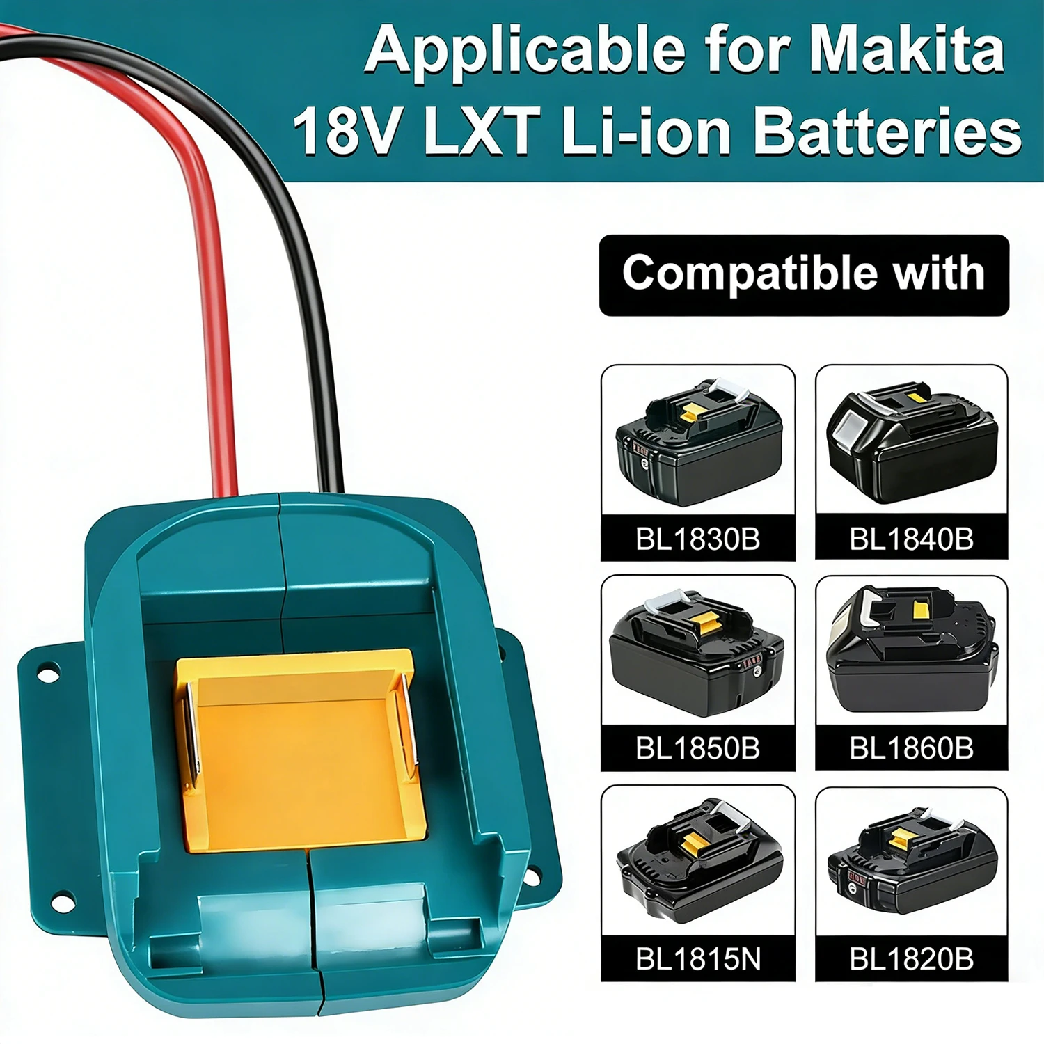 Makita LXT adaptador de batería con rueda para herramientas RC - imagen 3