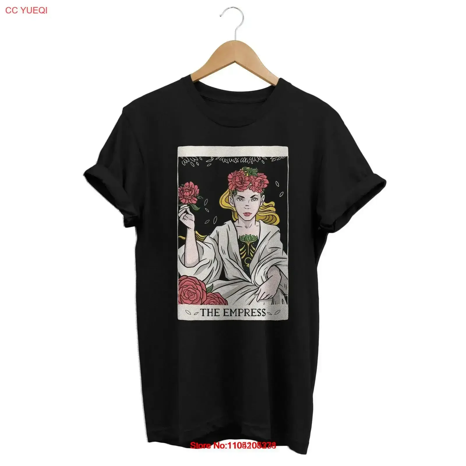 The Empress T shirt Clothing TaroT Wiccan Top Witchy Apparel Occult Outfit vintage Washed Casual Stylish graphic streetwear