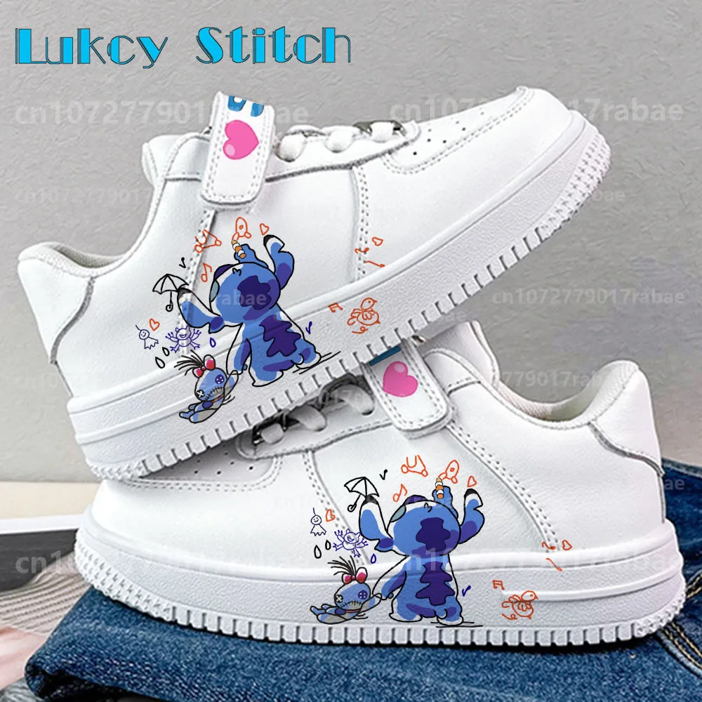 Stitch shoes for children Student Casual Kid child stitch 8 e 9 anni stitch girls boys shoes Sneakers Fashion Sports Gift