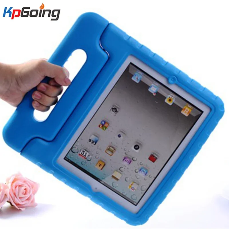 

For IPad 2 3 4 Case Kids EVA Foam Hand-held Shock Proof Full Body Tablet Cover for IPad 9.7 2017 2018 Case for Ipad Mini 6 Case