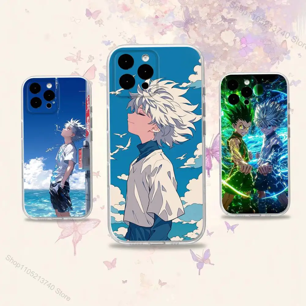 

Z-Zoldyck Hunter k-KilluaS Phone Case For iPhone 11,12,15,16,17,13,14,Pro,Max,Plus,E,Mini,Air,SE4 Soft TPU Clear Back Cover