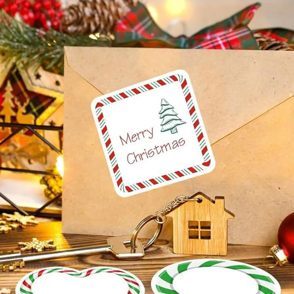 

Festive Christmas Sticky Notepads Candy Themed Self Adhesive Memo Pads for Office School Scrapbooking Holiday Student Supplies