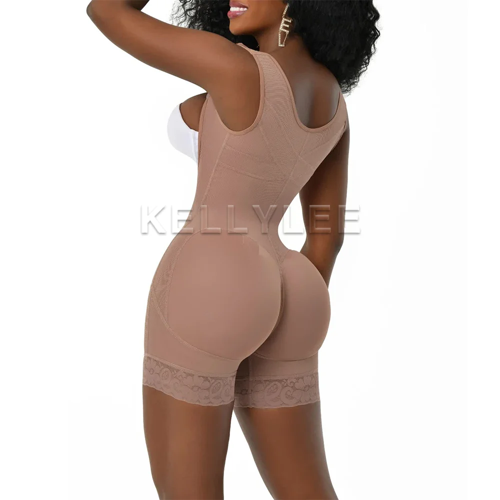 Shaped Up Seamless Thong Body Shaper Easy Breastfeeding Tummy Control Shapewear Open-Chest Front Breasted Slim Fit Faja Girdles