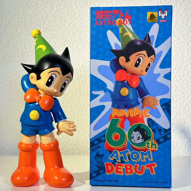 Genuine HHTOYS Astroboy Genuine 60th Anniversary Tide doll doll ornament handmade 22cm holiday celebration edition model toygift