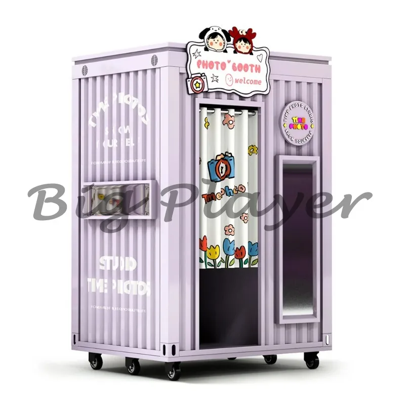 SLR-Compatible Photo Booth Vending Machine Selfie Passport ID Picture Station