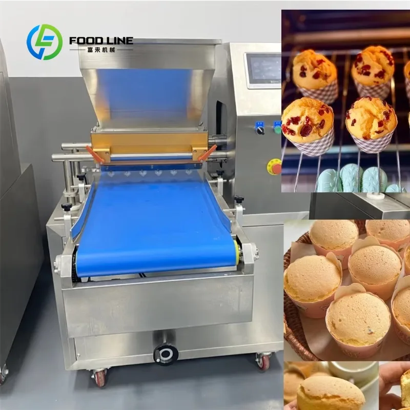 Commercial Industrial Fully Automatic Mini Egg Pouring Cupcake Filling Machine Custom Stainless Steel Pasting Machinery