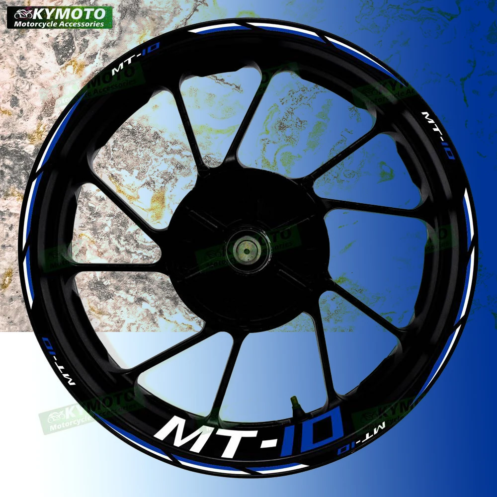 

Аксессуары для мотоциклов MT-10 MT10, 17-дюймовые наклейки на передние и задние колеса, обтекатель, обод ступицы, светоотражающие наклейки, украшение