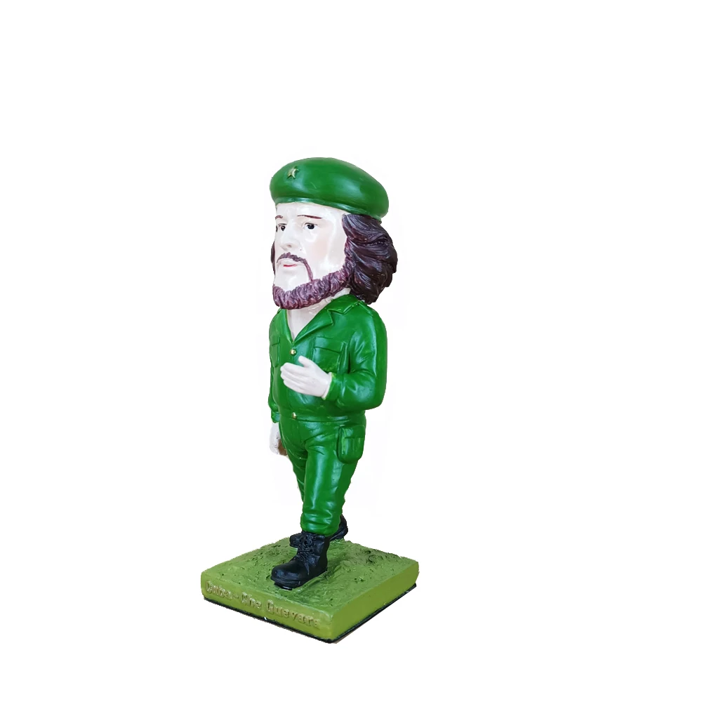 

Hot Eduction Famous People Republic of Argentina Che Guevara Cuba Politician Statue Room Bookcase Ornament Craft Collect