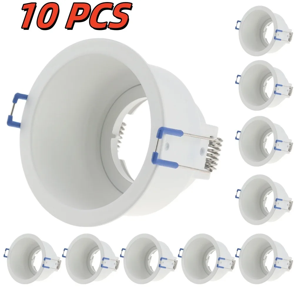 JOYINLED Pack of 5/10 Recessed LED Ceiling Downlight Bracket Spotlight Frame Socket GU10/MR16 Lamp Holder Fitting Fixture