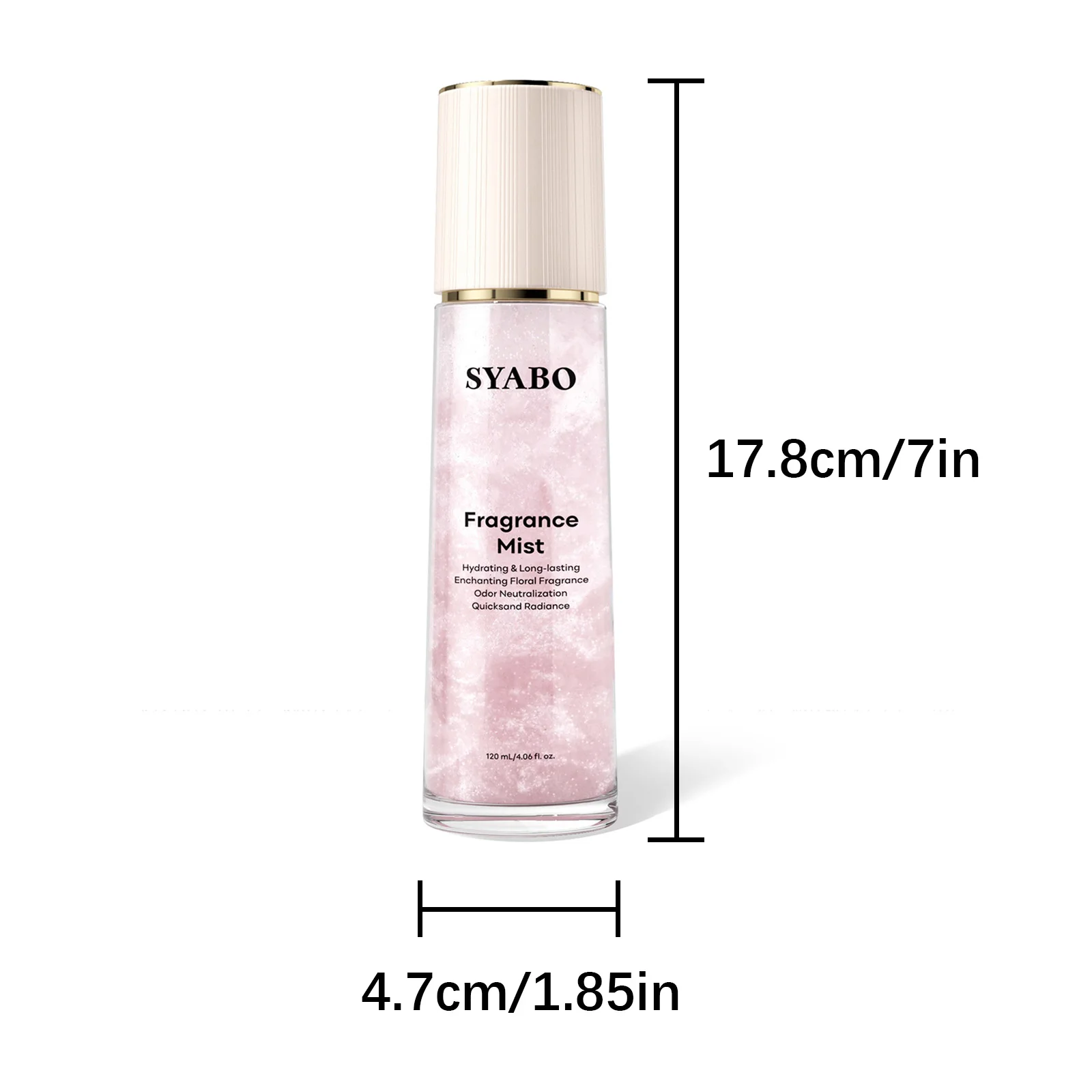 Spray de fragrância corporal floral fresco, Shimmer delicado, cuidados com a pele de aloe vera, bom para o sexo, 2pcs