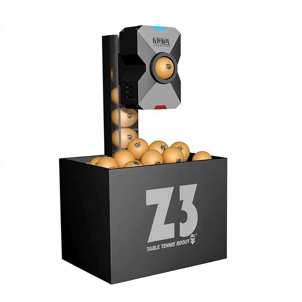 

Z3 Resin Table Tennis Ball Machine Left/Right Ping Pong Home Single Automatic Training Device Professional