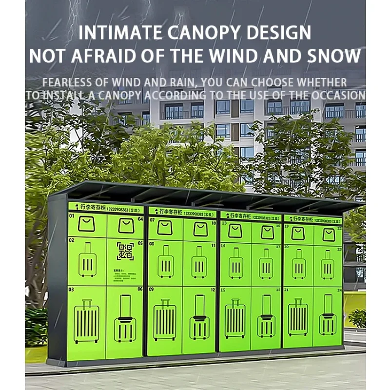 custom.Electronic Door Luggage Storage Lockers Park Supermarket Shopping Mall Use Locker