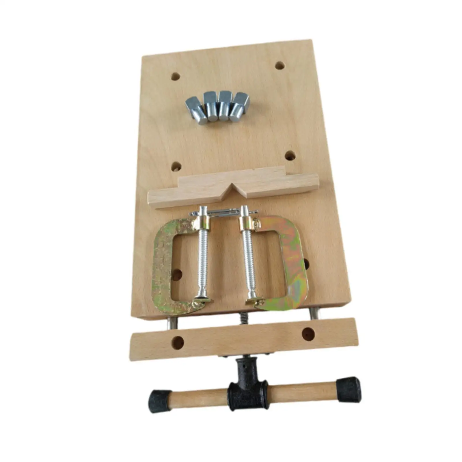 Wooden Workbench Carpentry Vice with G Type Clips Compact Professional Tools